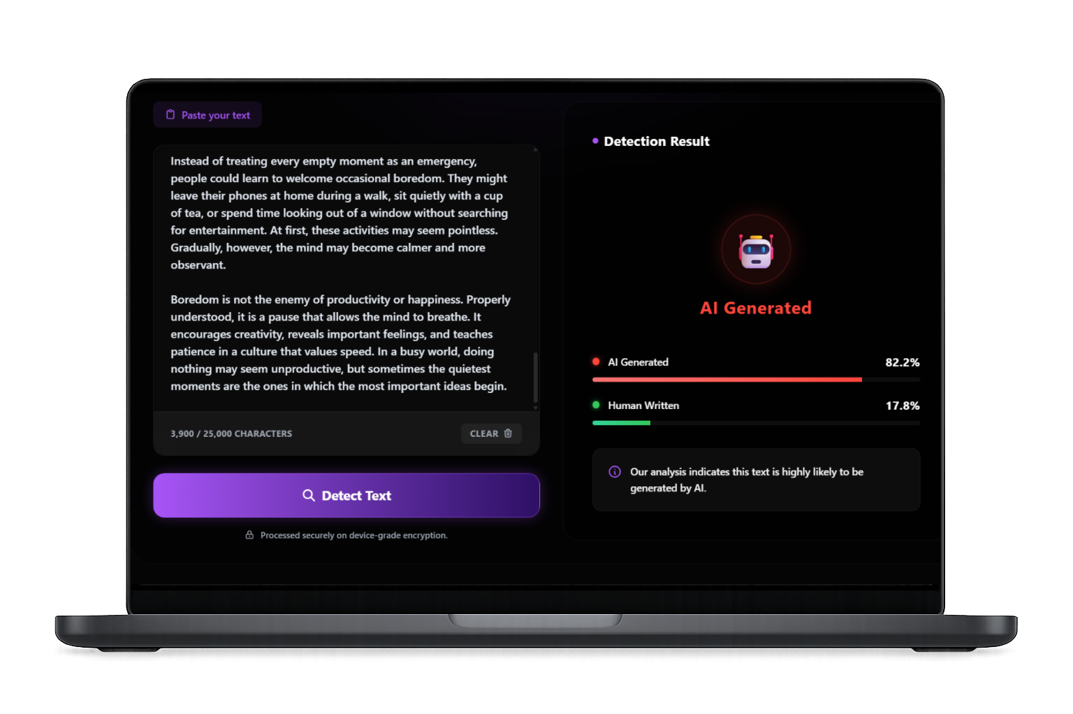 AI Detector Preview